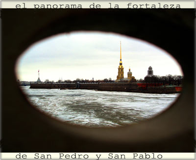 El panorama de la fortaleza de San Pedro y San Pablo